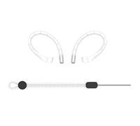 Uqezagpa Impugnature antiscivolo per le orecchie con design traspirante Installazione senza attrezzi Stile di vita attivo per auricolari Supporta ganci pendolari Ganci in silicone lavabili Punta a