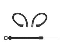 Uqezagpa Impugnature antiscivolo per le orecchie con design traspirante Installazione senza attrezzi Stile di vita attivo per auricolari Supporta ganci pendolari Ganci in silicone lavabili Punta a