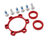 Uqezagpa Leghe di alluminio Kit adattatore di conversione mozzo bici Assi passanti Guarnizioni Refit Biciclette Aumenta Mozzi Adattatori Rondelle Biciclette Anteriore Posteriore Aumenta Adattatore di