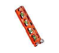 Uqezagpa Livelli magnetici di spirito di alta precisione 2,5"/6"/9" della lega di alluminio della costruzione dello strumento 4 fiale doppia scala V