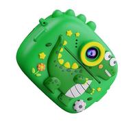 Uqezagpa Macchina fotografica digitale della lente del fumetto 1080P due del dinosauro dei bambini con stampa termica e protezioni per gli occhi