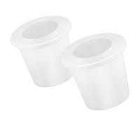 Uqezagpa Manicotto stabilizzatore per ombrellone da esterno adatto per fori da tavolo da patio da 2 a 6,3 cm e pali per ombrellone da 1,5 pollici, adattatore facile da installare