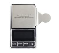 Uqezagpa Manometro a cartuccia con scala di tracciamento della forza con retroilluminazione LCD digitale Alta fedeltà Manometro verticale di tracciamento ad alta fedeltà