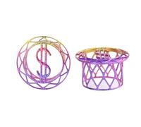 Uqezagpa Manubrio della bici Cappucci per aste in lega di alluminio Manopole per maniglie Tappi terminali Copertura superleggera Accessori per maniglia per bici da vento Tappi per ciclismo leggeri