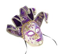 Uqezagpa Mascherata Veneziani Commedia Giullari Cosplay Squisita Decorazioni da parete per Carnevale Halloween Party Veneziani