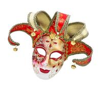 Uqezagpa Mascherata Veneziani Commedia Giullari Cosplay Squisita Decorazioni da parete per Carnevale Halloween Party Veneziani