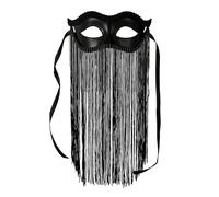 Uqezagpa Mascherate Con Fiore Nappe Velo Cosplay Masque Sera Palla Prom Masque Pizzo Volpi Gatti Viso Per Le Donne Mezza Maschera Viso Eyemask