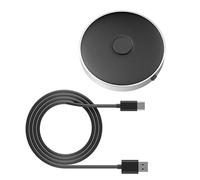 Uqezagpa Microfono da conferenza USB per PC e laptop, microfono omnidirezionale da scrivania, facile da suonare, microfoni da scrivania