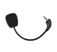 Uqezagpa Microfono da gioco di ricambio per cuffie K750W K800W, asta microfoni da 3,5 mm con cover microfono staccabile