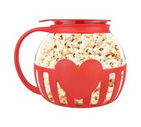 Uqezagpa Microonde Soffiato Riso Maker Contenitore di Vetro Borosilicato Vaso di Vetro Microonde Soffiato Riso Air Popper Air Popper