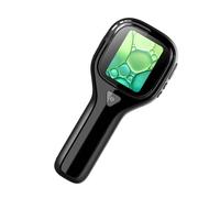 Uqezagpa Microscopio digitale palmare con schermo da 2 pollici regolabile luce LED piccole lenti d'ingrandimento tascabili per monetine gioielli