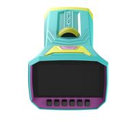 Uqezagpa Microscopio digitale per bambini, schermo da 3 pollici, ingrandimento 800x, leggero, portatile, con 8 luci a LED, 32 GB