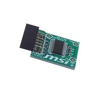 Uqezagpa Modulo TPM MS-4136 professionale TPM2.0 Modulo di sicurezza Adattatore per computer piattaforma affidabile per ufficio Home Impostazione Connettori del computer