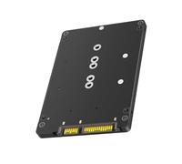 Uqezagpa Msata Solid States Disk To SATA3.0 Custodia per Dischi Rigidi da 2 5 Pollici Scheda Adattatore A Stato Solido 6Gps con Protettiva Connettori Computer