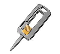 Uqezagpa Multifunzione miniatura cacciavite manico con supporto magnetico Bit Holder riparazione combinazione manuale per viaggio essenziale