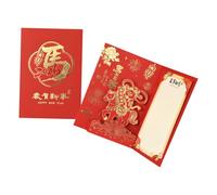 Uqezagpa New Year Popup Card Dimensional Paper Artwork for Celebration Traditional Chinese Cultural Designs Modern Festival Gift Traditional Spring Festival Popup Card
