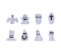 Uqezagpa Noctilucent Halloween Miniature Halloween Night Nottilucente Miniatura Charm Resina Spettro Per La Decorazione Del Partito Forniture