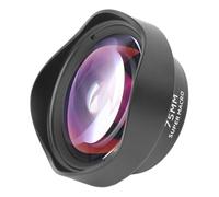 Uqezagpa Obiettivo macro professionale da 75 mm con effetto DSLR con clip per telefono, teleobiettivo esterno per la maggior parte degli smartphone