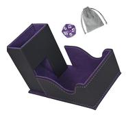 Uqezagpa Organizer a torre per dadi di alta qualità, include borsa in flanella per gli appassionati di giochi di ruolo da tavolo