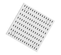 Uqezagpa Organizzatori modulari di stoccaggio della parete del pannello forato Accessori per il pannello forato per le aree umide Bagno Cucina Sala Giochi Design Compatto Organizzatori da parete