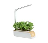 Uqezagpa Piantatrice idroponica di alluminio automatica del ciclo della luce 16H con i modi intelligenti della luce adatti a piantatrice di coltivazione del suolo dei fiori delle verdure e dell'acqua