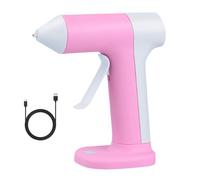 Uqezagpa Piccole pistole a caldo senza fili ricaricabili con batteria da 2000 mAh Riscaldamento rapido 5 minuti Spegnimento automatico Anti Goccia