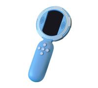Uqezagpa Piccolo microscopio portatile facile da trasportare con lente d'ingrandimento digitale giocattolo per bambini microscopio tascabile con luce LED regolabile