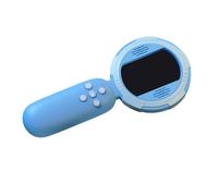 Uqezagpa Piccolo microscopio portatile facile da trasportare con lente d'ingrandimento digitale giocattolo per bambini microscopio tascabile con luce LED regolabile