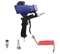 Uqezagpa Pistole di sabbiatura portatili regolabili Set 90Psi Piccolo Handheld Vernice Spray Macchina per Casa e Auto
