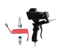 Uqezagpa Pistole di sabbiatura portatili regolabili Set 90Psi Piccolo Handheld Vernice Spray Macchina per Casa e Auto