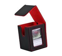 Uqezagpa Porta carte con pannello trasparente per una rapida visualizzazione e presentazione, può ospitare 120 carte singole protette in fibra estrema