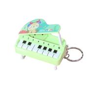 Uqezagpa Portachiavi per Pianoforte Elettronico con Musica Cartone Animato con Ciondolo Creativo per Coppie Regalo Compleanno Divertente Decorazione Portatile