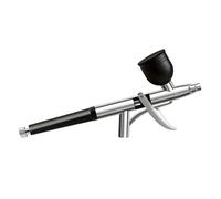 Uqezagpa Portatile Doppia Azione Aerografi Ugelli Spruzzi Pistole Penna per Modello di Torta Unghie Auto Pittura di Bellezza Unghie A