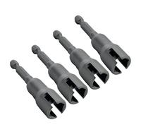 Uqezagpa PowerWing - Chiave a bussola con codolo da 6,35 mm, per dadi a pannello, viti a occhiello