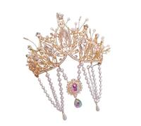 Uqezagpa Principesse esotiche nappe corone misteriose ed eleganti fasce per capelli regina per stili unici