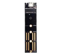 Uqezagpa Protocolli multipli Ngffs NVME a USB 3.1 schede madri Convertitori Trasferimento dati veloce attraverso interfacce USB C Scheda adattatore Ssds