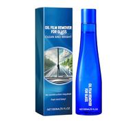 Uqezagpa Pulitore professionale per rimuovere la pellicola dell'olio dei finestrini dei veicoli, decontaminazione rapida per una visione più chiara, senza striature, anti-appannamento, detergente per