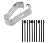 Uqezagpa Punte per pennarelli/pennini per notevole punta del creatore punta di ricambio con clip in metallo per punte notevoli 1/2