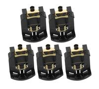 Uqezagpa Resistente agli urti CR2025 3V Porta Batteria Contatti Placcati Oro Compatto Custodia ABS per Accessori Da Viaggio Strumenti Porta Batteria