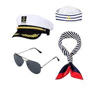 Uqezagpa Retros Air Hostess Hat Kit Elegante Berretti Cappello Assistenti di Compagnia Aerea Costume Per Le Donne Cosplay E Festival Costumi Retros Compagnia Aerea