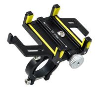 Uqezagpa Robusto Manubrio Della Bici Smartphone Morsetto Staffa Supporto Nonshake Maggiore Stabilità Per Outdoor Ciclismo Avventure Staffa Del Telefono In