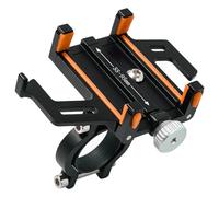 Uqezagpa Robusto Manubrio Della Bici Smartphone Morsetto Staffa Supporto Nonshake Maggiore Stabilità Per Outdoor Ciclismo Avventure Staffa Del Telefono In