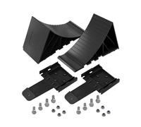Uqezagpa Ruota Pneumatico Chock Pneumatico Pad Wheel Chock Unviersal Truck Trailer Stop Blocco Stopper Controllo Skid Resistere Facile Installare Blocchi