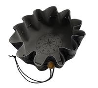 Uqezagpa Sacchetti di stoccaggio dei dadi del panno di durevolezza con gli scomparti multipli per gli zodiaci e gli accessori del gioco Custodia portatile di viaggio