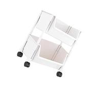 Uqezagpa Scaffalatura mobile multi di scopo dello spazio dello scaffale di stoccaggio stretto di multi strato del supporto con i freni per lo scaffale di strato dei dormitori