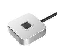 Uqezagpa Scanner di impronte digitali veloce per l'accesso al computer Design stabile in metallo USB facile da usare Sicurezza della privacy USB per le vittorie