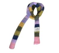 Uqezagpa Sciarpa da donna, Colorblocks, sciarpa a righe, morbida, comoda, per autunno e inverno, comoda, 2, 10*180CM
