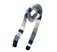 Uqezagpa Sciarpa da donna, sciarpa a righe Colorblock morbida e confortevole sciarpe autunno inverno fazzoletto da collo per autunno e inverno confortevole