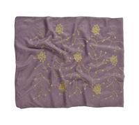 Uqezagpa Sciarpa Lunga Da Donna Con Fiori Ricamati Con Design A Foratura A Caldo Copricapo Multiuso Scialle Avvolgente Per La Sciarpa Ricamata Quotidiana E Formale Da Donna