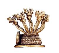 Uqezagpa Scultura Serpente A Cinque Statua In Ottone Con Dettagli Intricati Per Decorazioni Halloween E Feste A Tema Figurina Serpente Artigianale Decorazione Per Feste